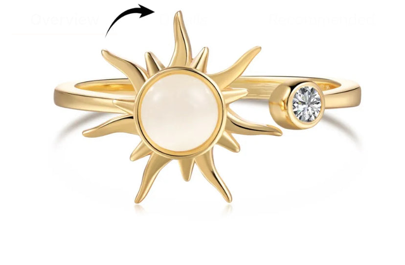 Gold Sun Ring