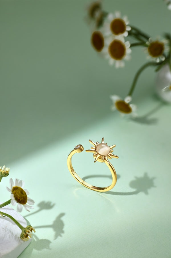 Gold Sun Ring