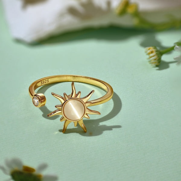 Gold Sun Ring