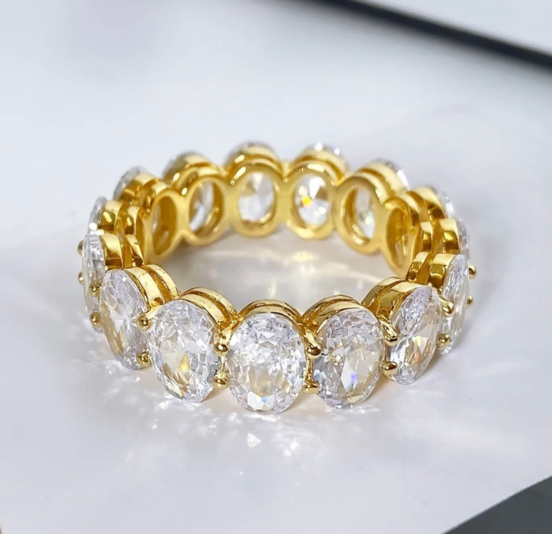 Golden Halo Ring